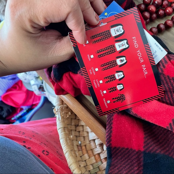 NWT PJ's & Pancakes 3-6M Buffalo Plaid Zip Up Footie Pajamas - Picture 4 of 4